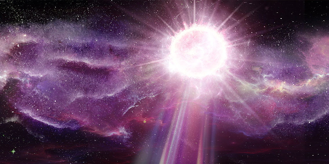 Cosmic Father's Pink Sun ( art by Elizabeth)